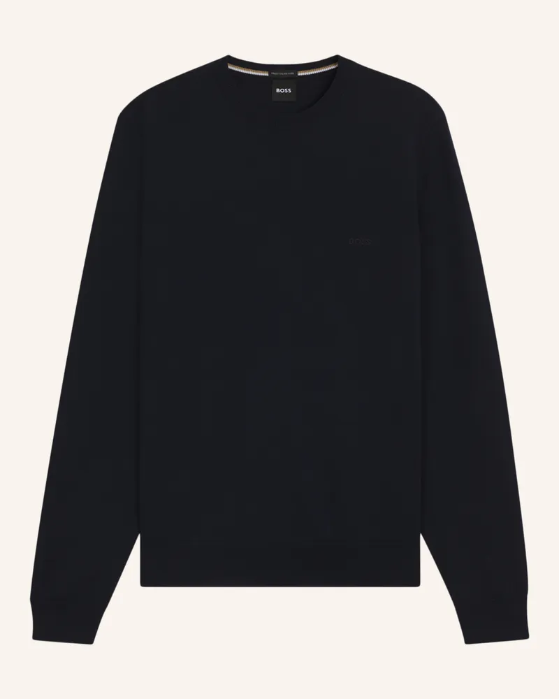 HUGO BOSS Pullover BOTTO-L Regular Fit Dunkelblau