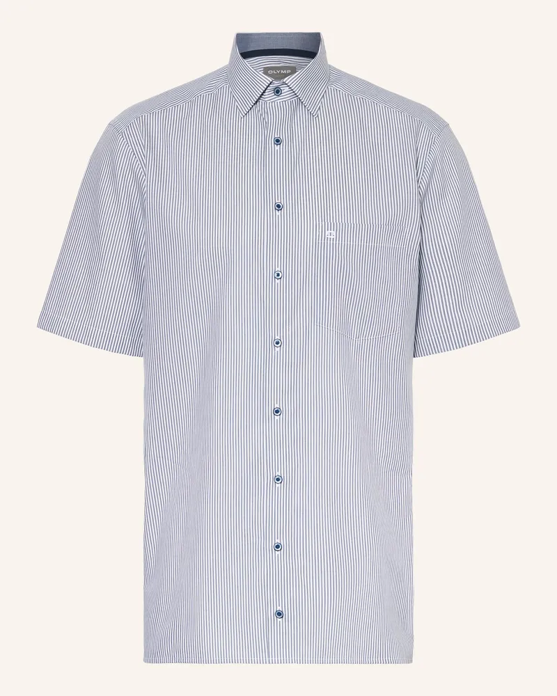 Olymp Kurzarm-Hemd Luxor Comfort Fit blau Blau