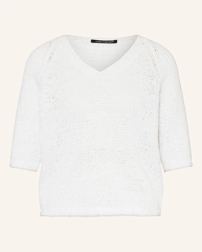 Luisa Cerano Strickshirt Weiss