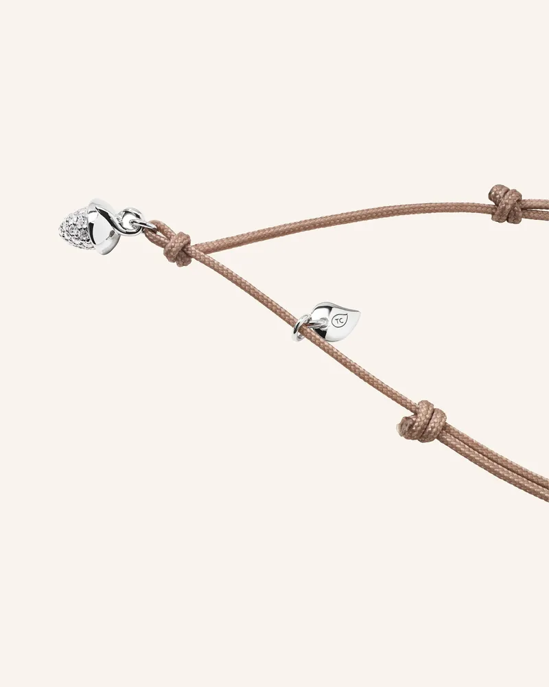 TAMARA COMOLLI Armband BRACELET 'MYMIKADO' WITH DIAMOND PAVÉ aus 18 Karat Weißgold mit Diamant Pavé Weissgold