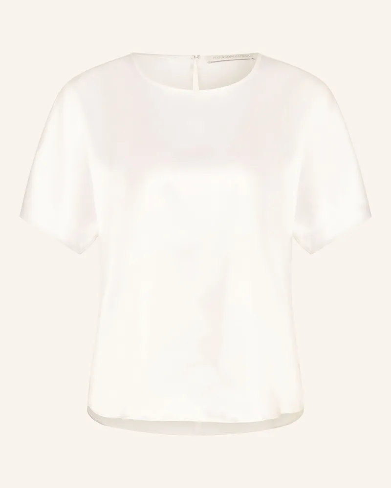 Herzen's Angelegenheit Blusenshirt aus Seide Weiss