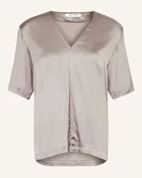 Samsøe & Samsøe Blusenshirt SAMELINA aus Satin Beige