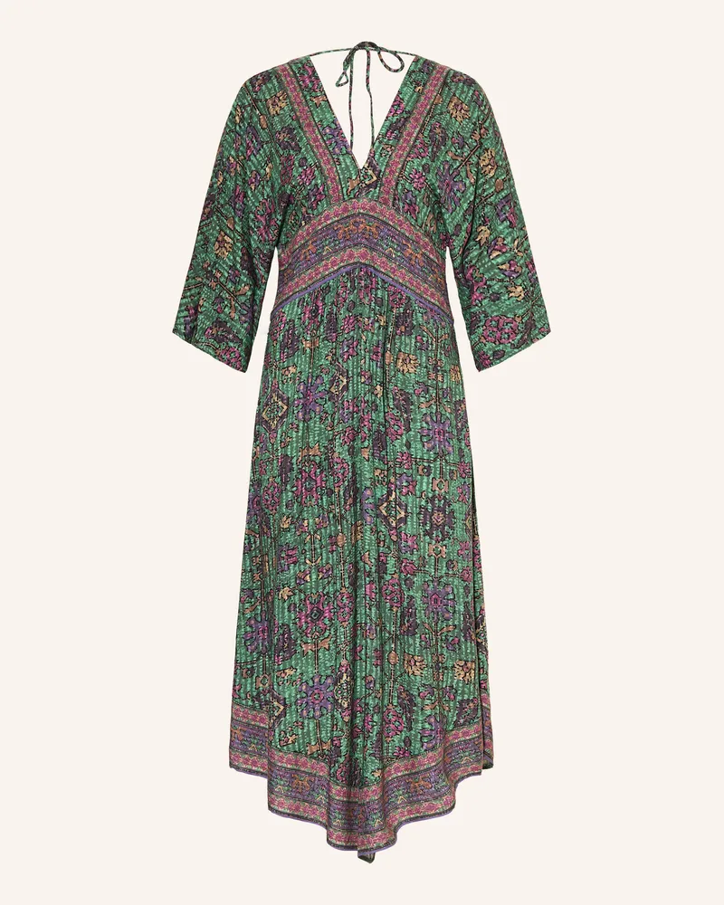 ba&sh Kleid Pipa Mit 3/4-Arm gruen Grün