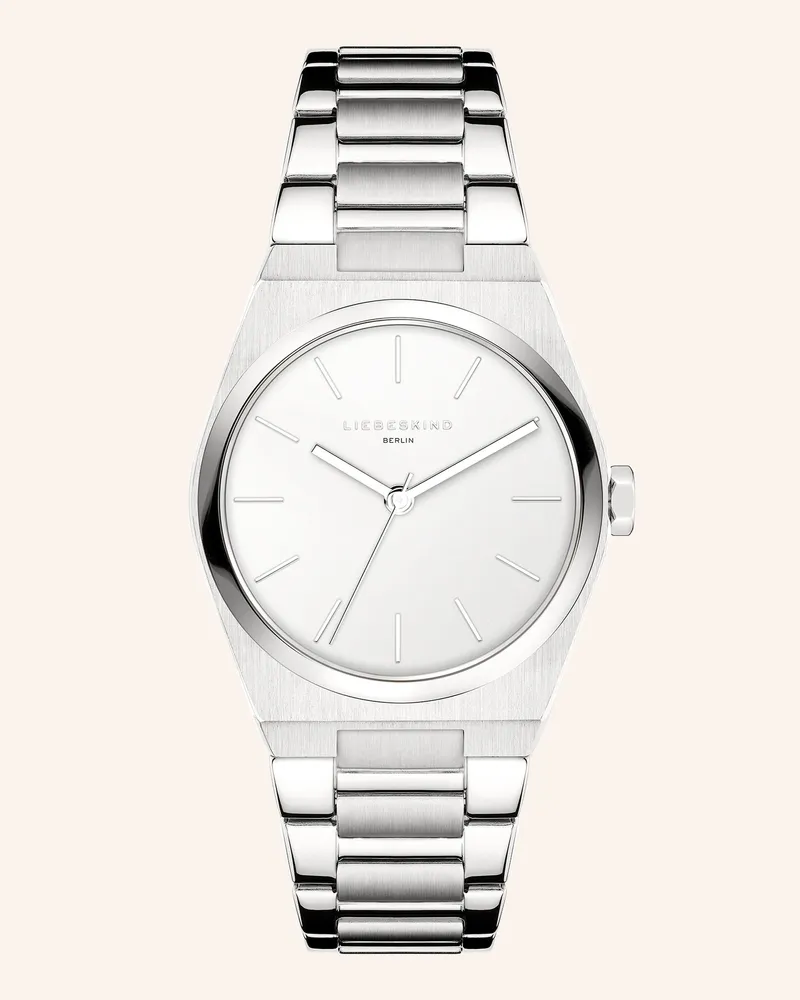 Liebeskind Armbanduhr  Aus  Edelstahl silber Silber