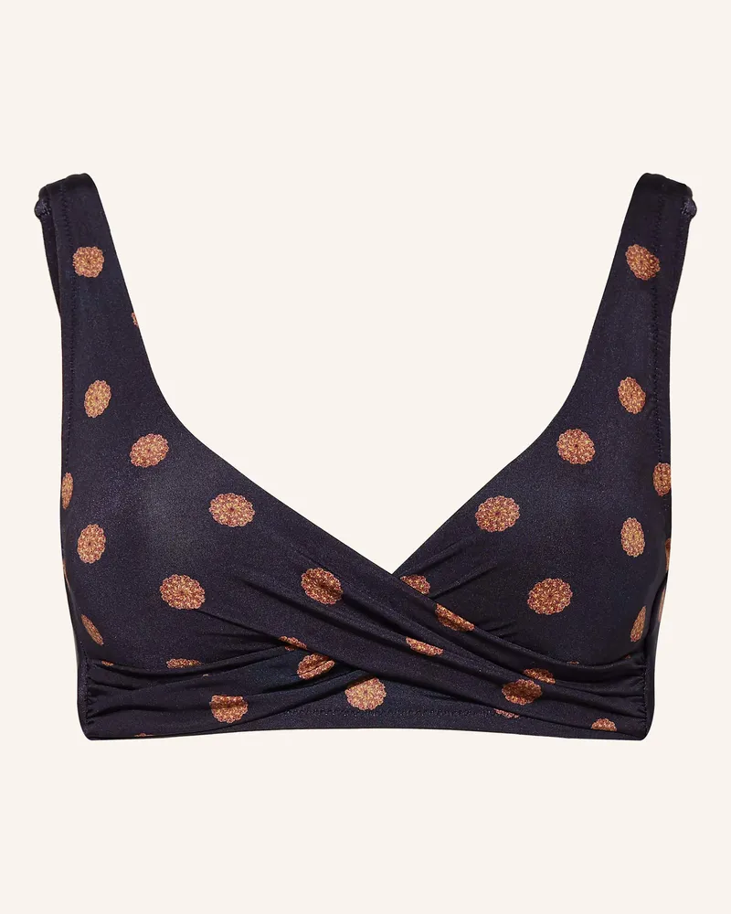 watercult Bralette-Bikini-Top REFINED HERITAGE Dunkelblau
