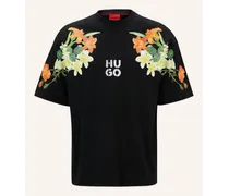 HUGO BOSS T-Shirt DIBLOSTEE Oversize Fit Schwarz