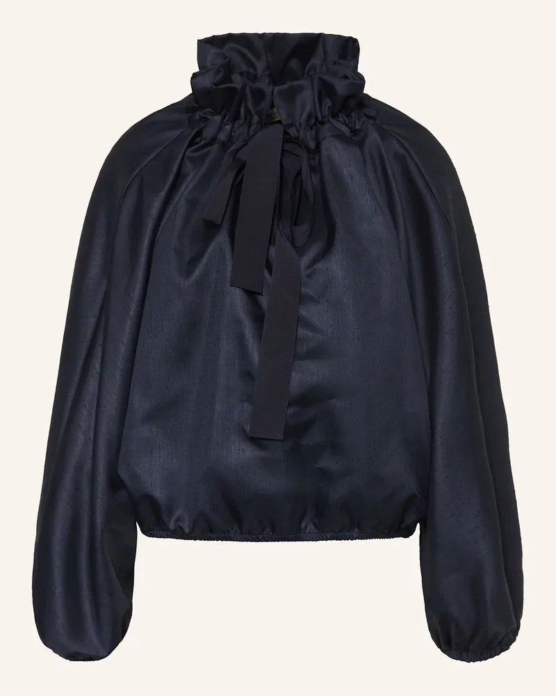 SEM PER LEI Off-Shoulder-Bluse Dunkelblau