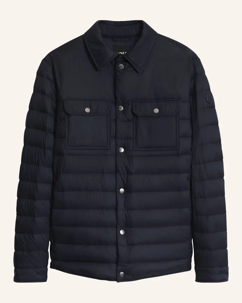 HUGO BOSS Jacke H-Dahanso_In blau Dunkelblau