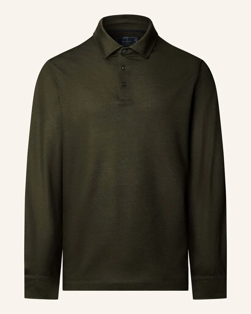 Hackett Poloshirt Ttvl Pique Polo Ls gruen Grün