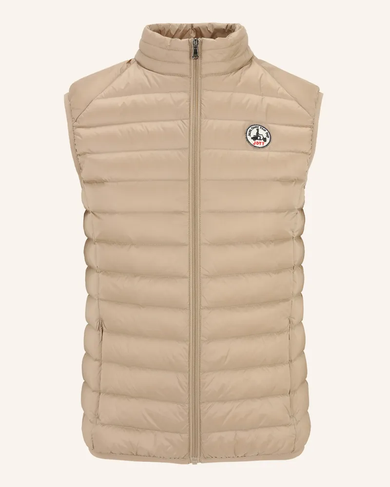 JOTT Lightweight-Daunenweste Tom beige Beige