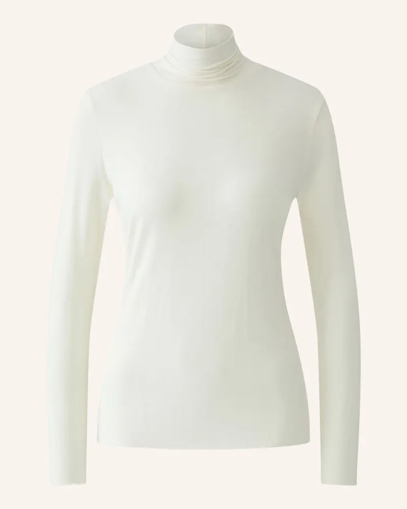 Oui  Longsleeve weiss Weiss
