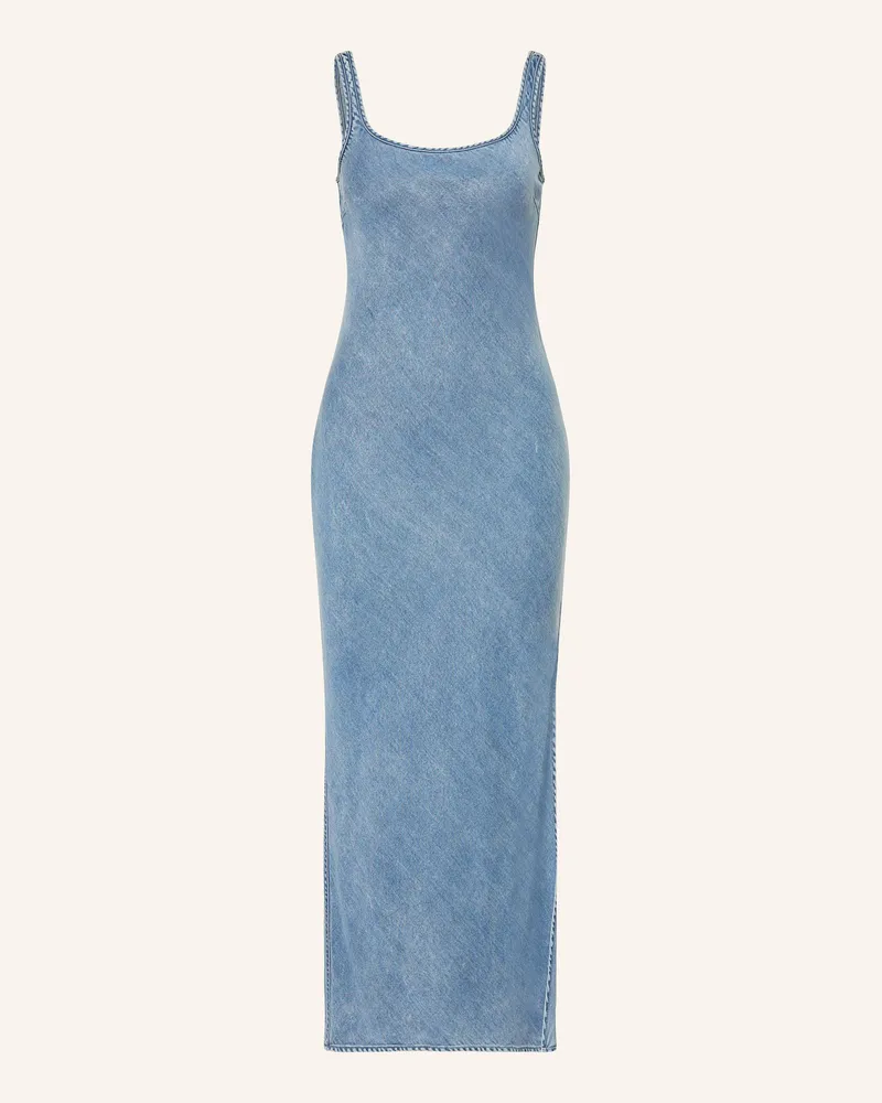 Samsøe & Samsøe Kleid SASUNNA in Jeansoptik Blau