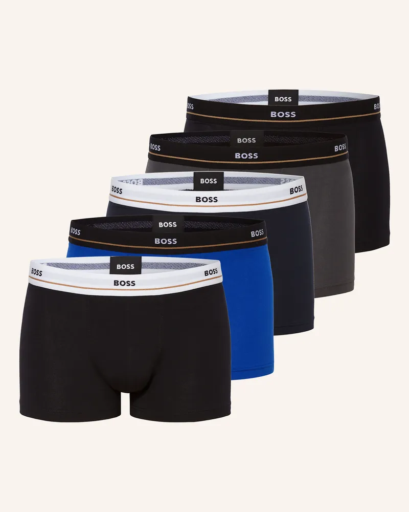 HUGO BOSS 5er-Pack Boxershorts ESSENTIAL Schwarz