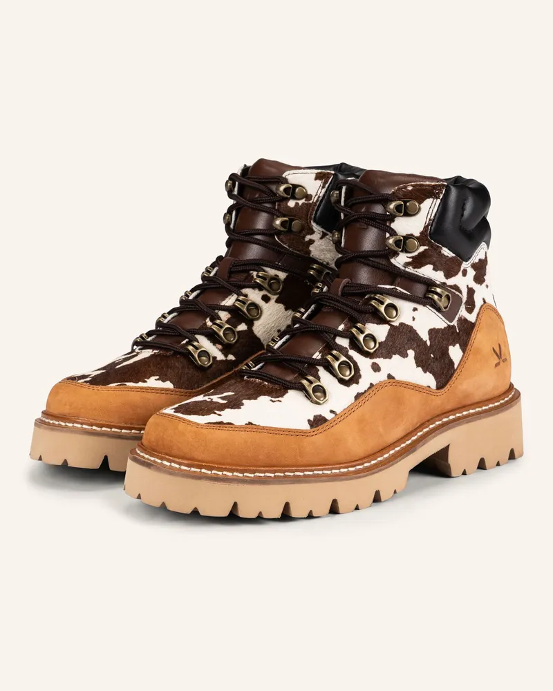 Lloyd March 347 Schnürstiefelette braun Camel
