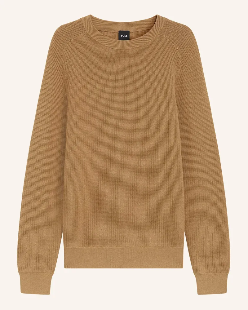 HUGO BOSS Pullover C-Lacerbo Regular Fit beige Beige