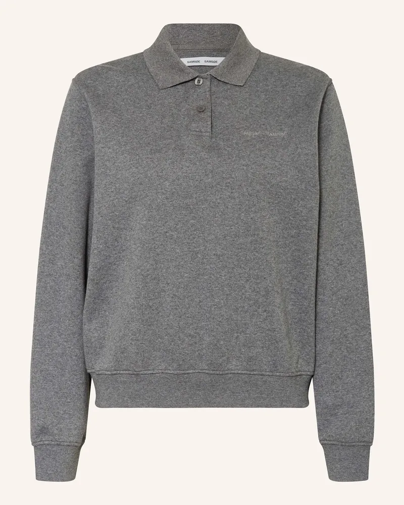 Samsøe & Samsøe Sweatshirt Sadory grau Dunkelgrau