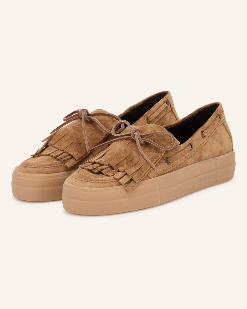 Kennel & Schmenger Bootsschuhe Alec braun Cognac