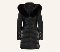 Steppjacke NEW OXANA im Materialmix mit abnehmbarem Kunstfell