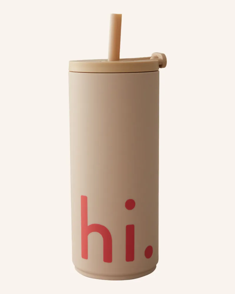 DESIGN LETTERS To-Go-Becher Hellgelb