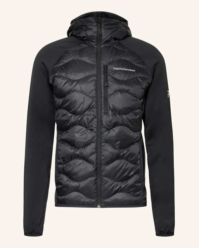 Peak Performance Hybrid-Daunenjacke HELIUM Schwarz