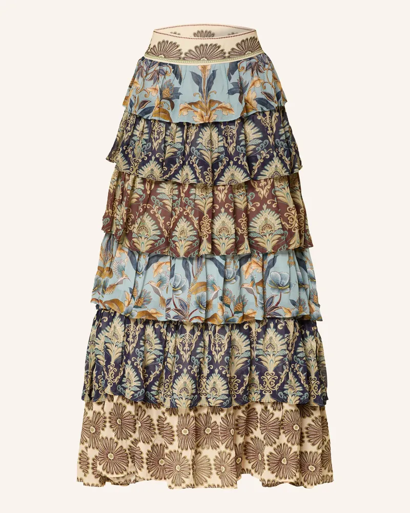 FARM Rio Rock MIXED SCARVES mit Rüschen Beige