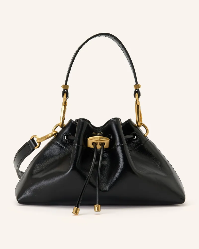 Jimmy Choo Handtasche Cinch Small schwarz Schwarz