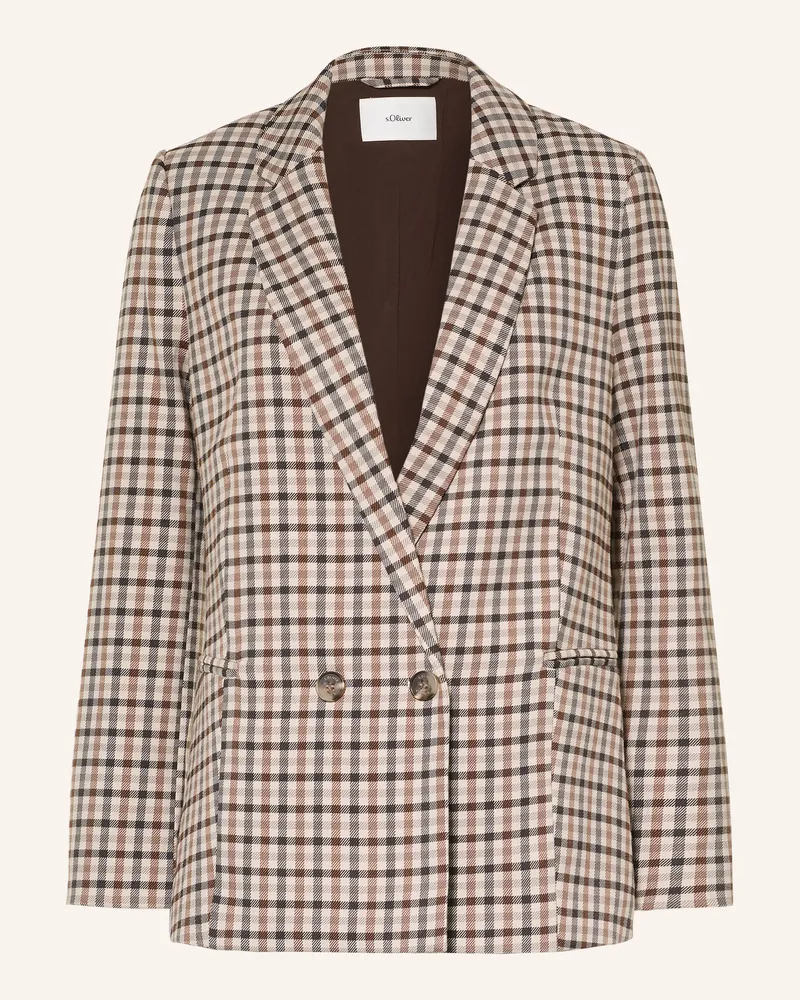 S.Oliver Blazer grau Beige