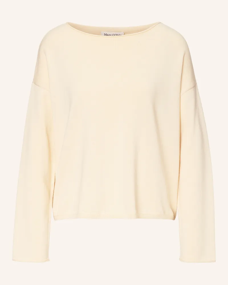 Marc O'Polo Feinstrickpullover weiss Ecru
