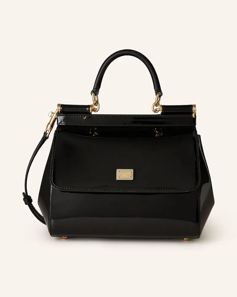 Dolce & Gabbana Umhängetasche SICILY MEDIUM Schwarz