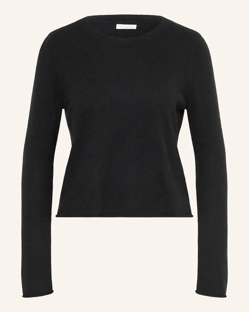 Mrs & HUGS Cashmere-Pullover schwarz Schwarz