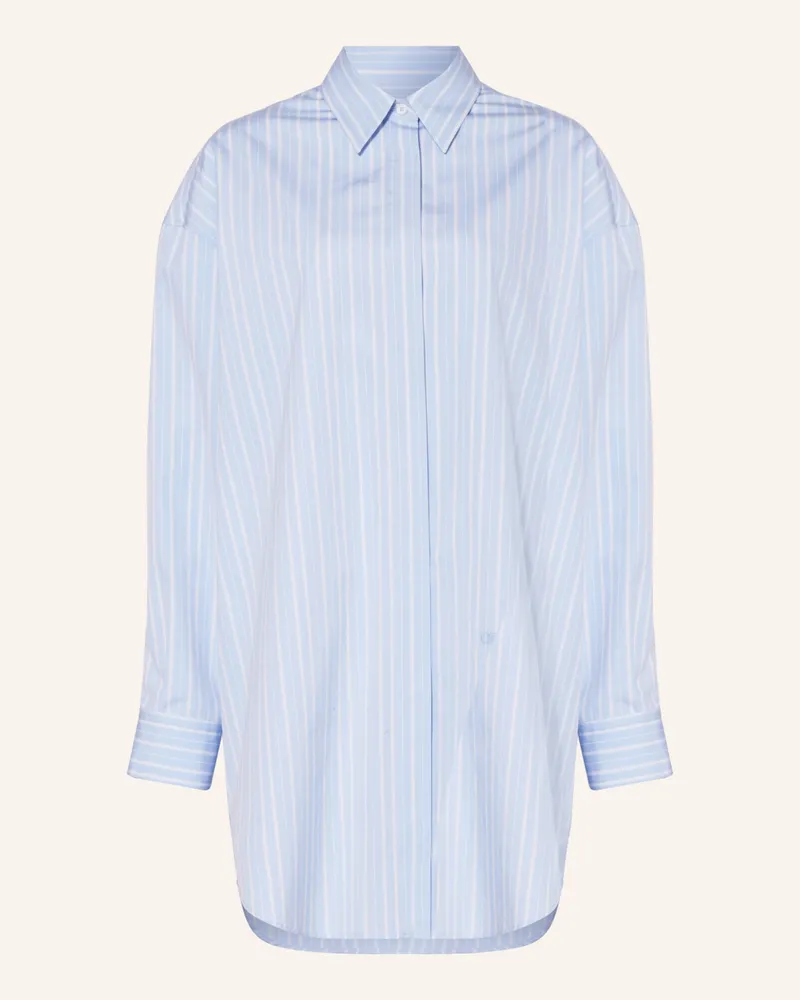 OFF-WHITE Oversized-Hemdbluse Hellblau