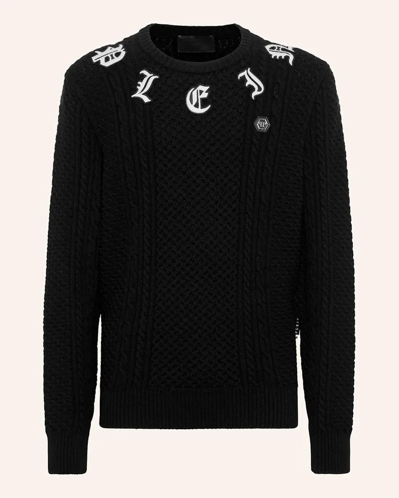 Philipp Plein Pullover MONOGRAM Schwarz