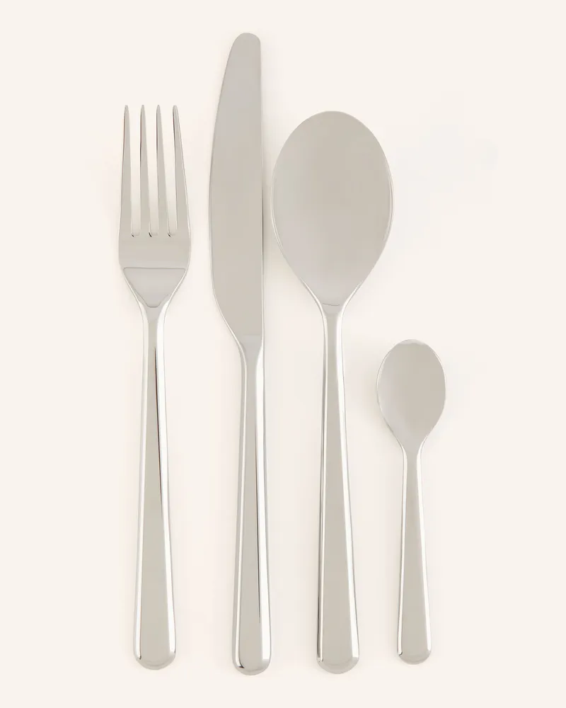 Alessi 24-Tlg. Besteck-Set Amici silber Silber