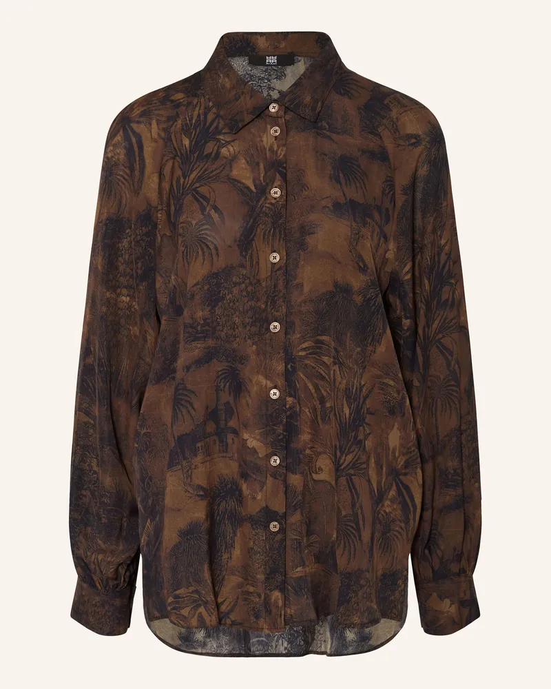 Riani Hemdbluse Dunkelbraun