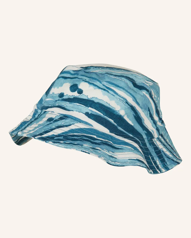 Vilebrequin Bucket-Hat BOHEME aus Leinen Blau