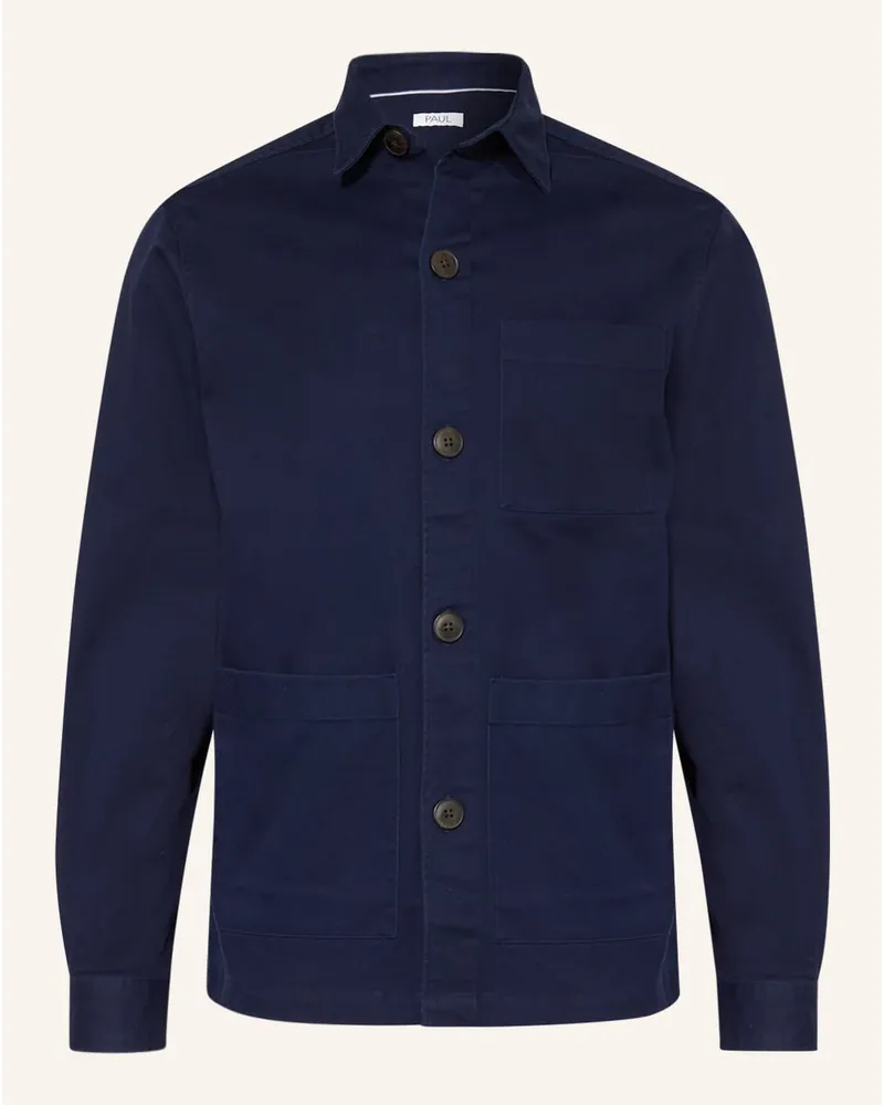 paul Overshirt Blau