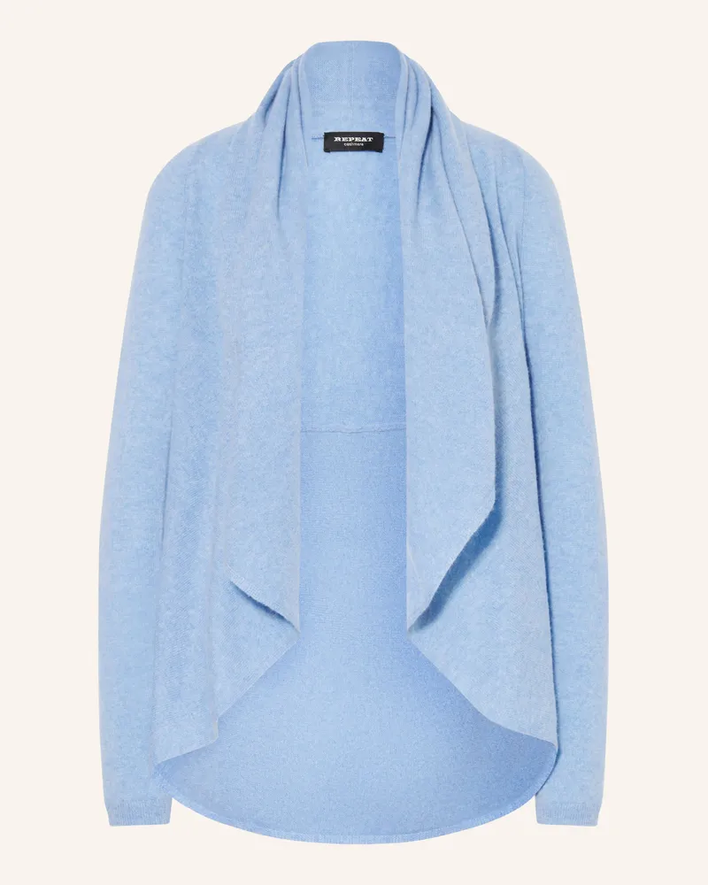Repeat Strickhülle Aus Cashmere blau Hellblau