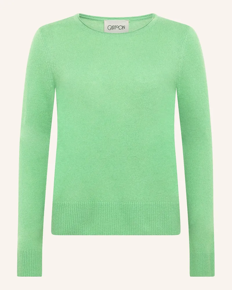 Cartoon Cashmere-Pullover Hellgrün