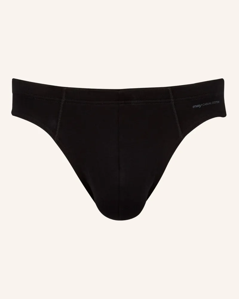 Mey Slip Serie CASUAL COTTON Schwarz