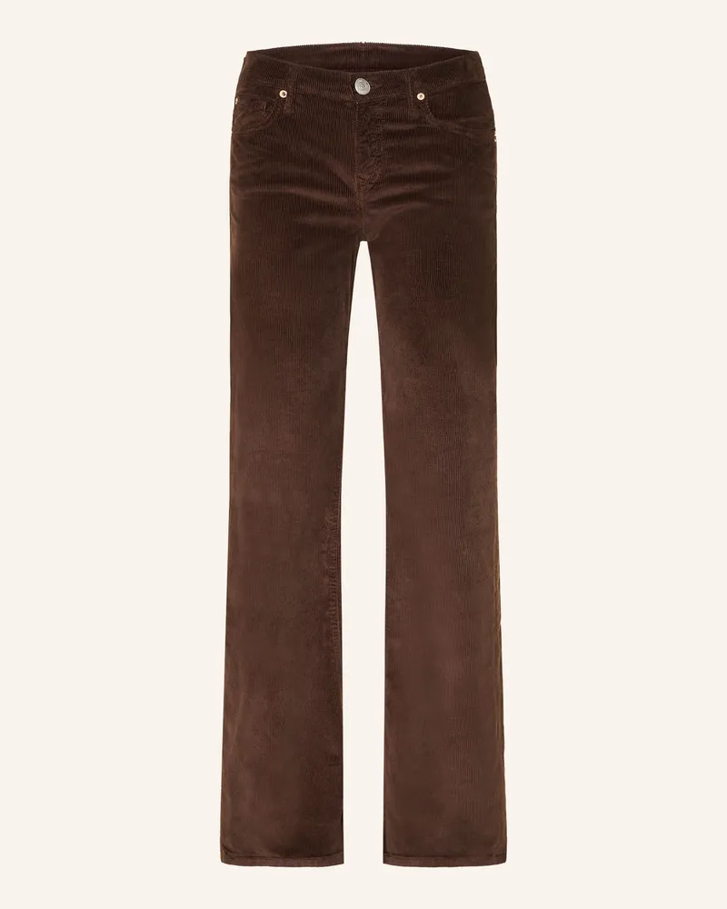 True Religion Bootcut-Hose Sophie Bootcut Aus Cord braun Brown
