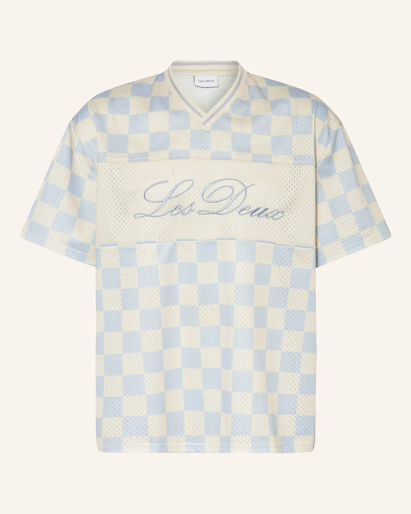 LES DEUX T-Shirt BRONSON aus Mesh Beige