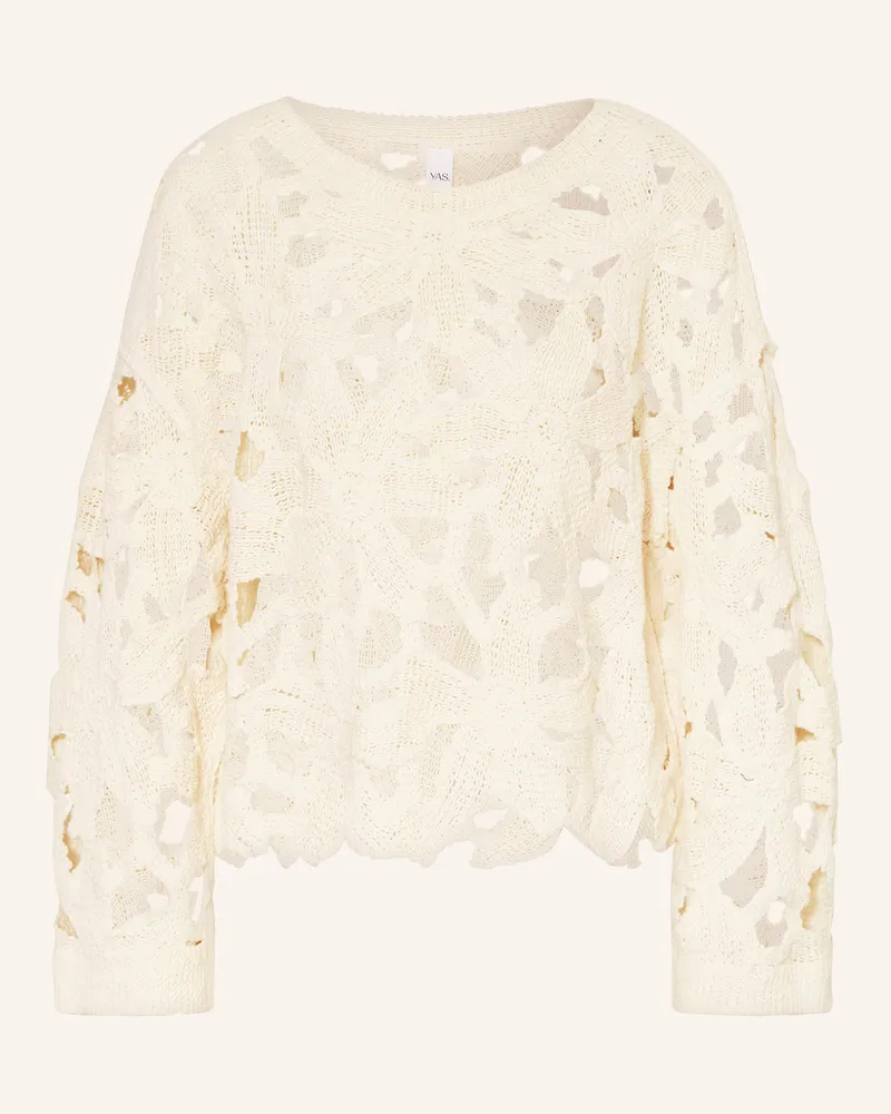 Y.A.S Strickshirt Ecru