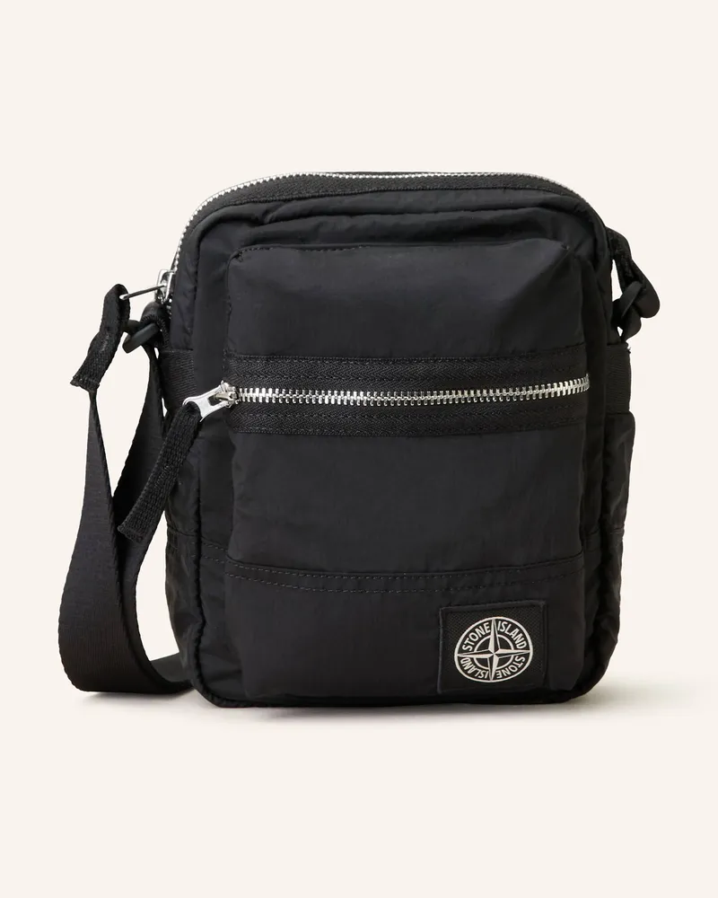Stone Island Umhängetasche schwarz Schwarz