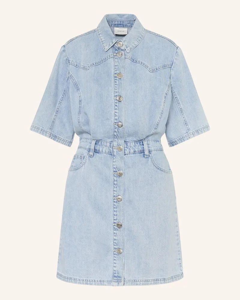 Gestuz Jeanskleid Gzmonie blau Hellblau