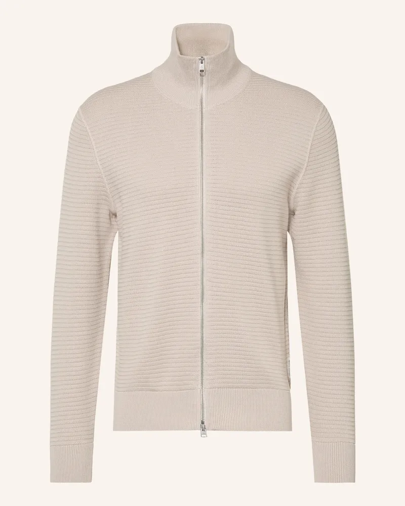 Marc O'Polo Strickjacke beige Hellgrau