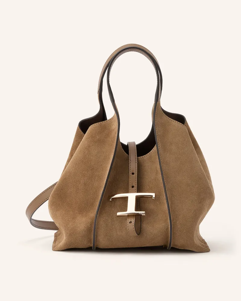 TOD'S Shopper Mini braun Beige