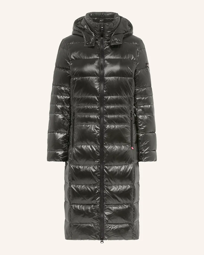 Frieda & Freddies Steppmantel DALIA LONG2 mit abnehmbarer Kapuze Oliv