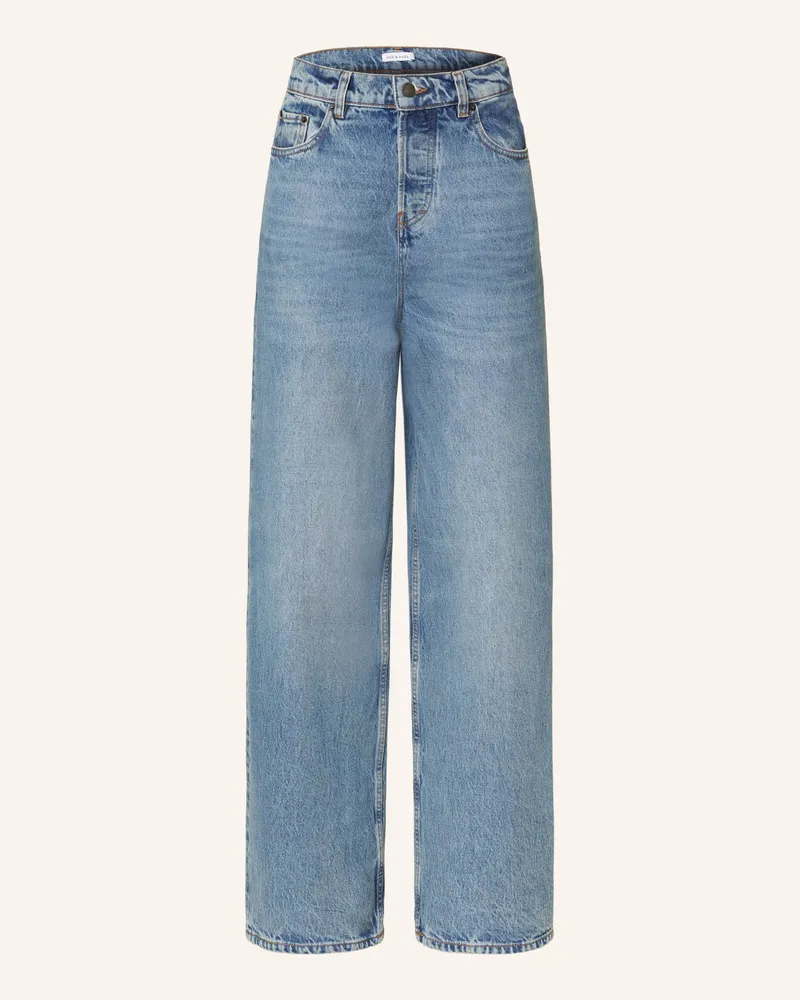 Mrs & HUGS Straight Jeans blau Blue