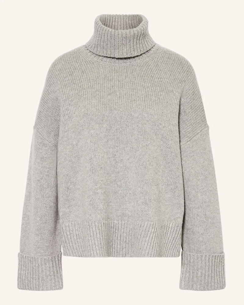 Samsøe & Samsøe Rollkragenpullover Sakeiku grau Hellgrau