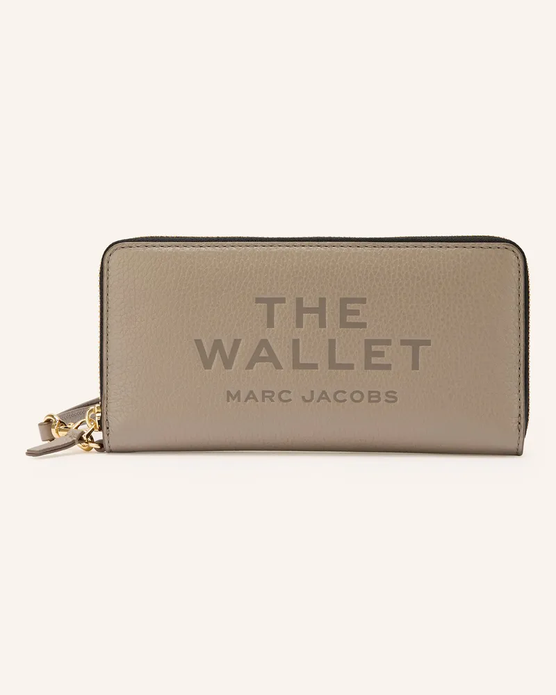 Marc Jacobs Geldbörse The Continental Wallet beige Taupe